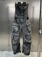 Load image into Gallery viewer, The “Denim Deluxe” Jumpsuit
